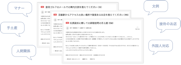 こちら秘書室のサービスについて こちら秘書室